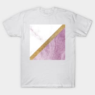Marble luxe - sweetest magenta T-Shirt